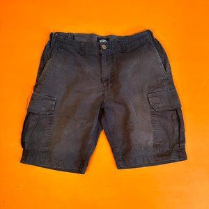 Dickies Mens Black and Grey Shorts